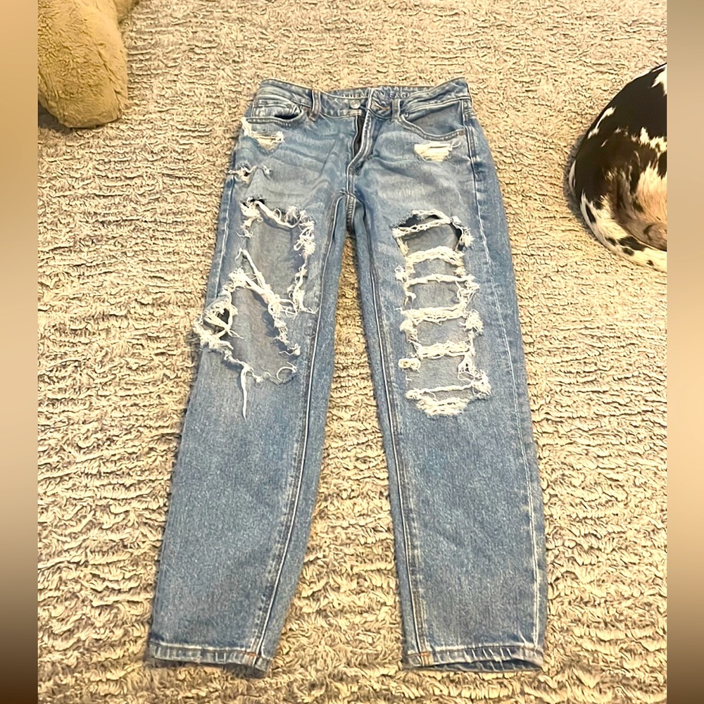 American Eagle Mom Jeans Size 00 NEW WITHOUT TAGS